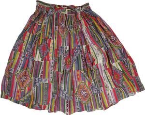 Vintage Tribal Gauze Crinkle Skirt